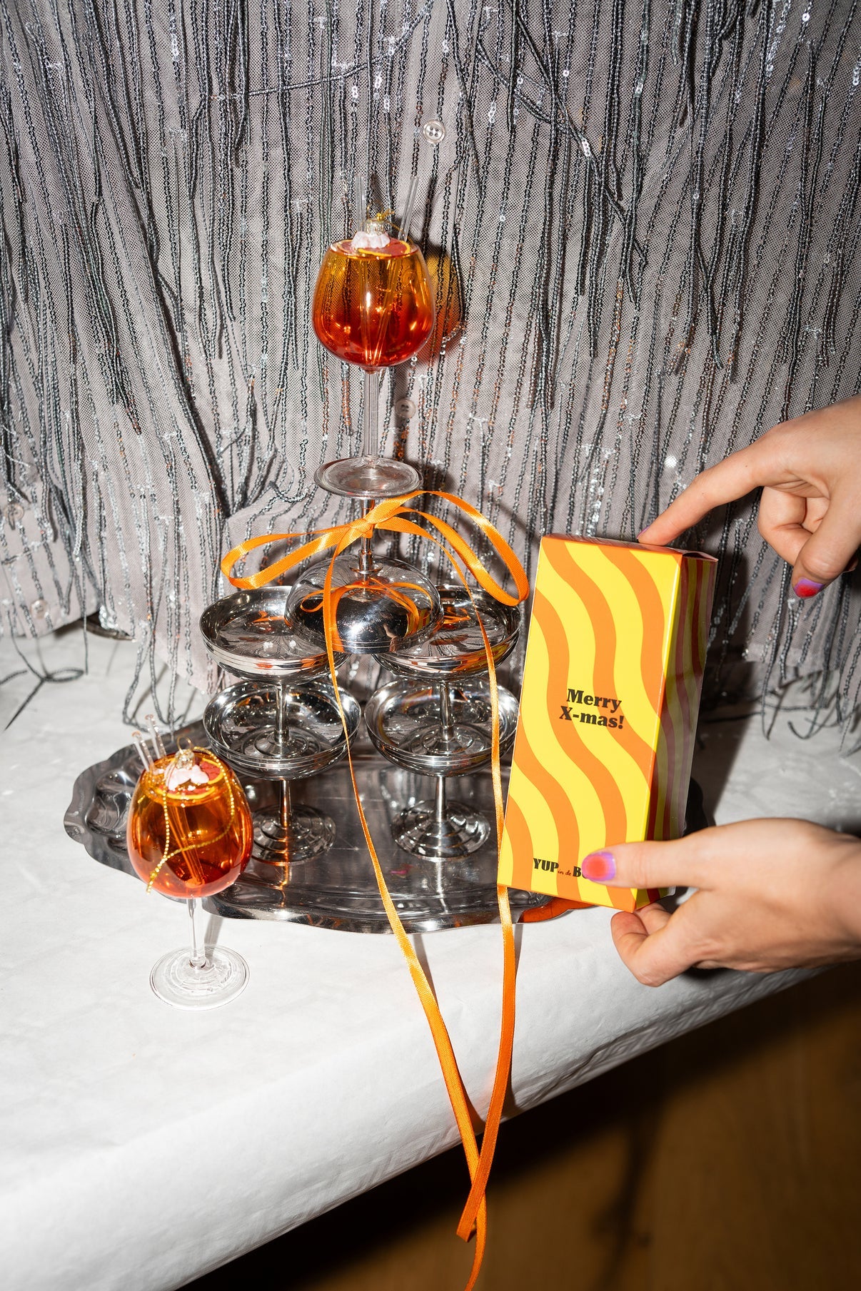 Baumschmuck Aperol Spritz