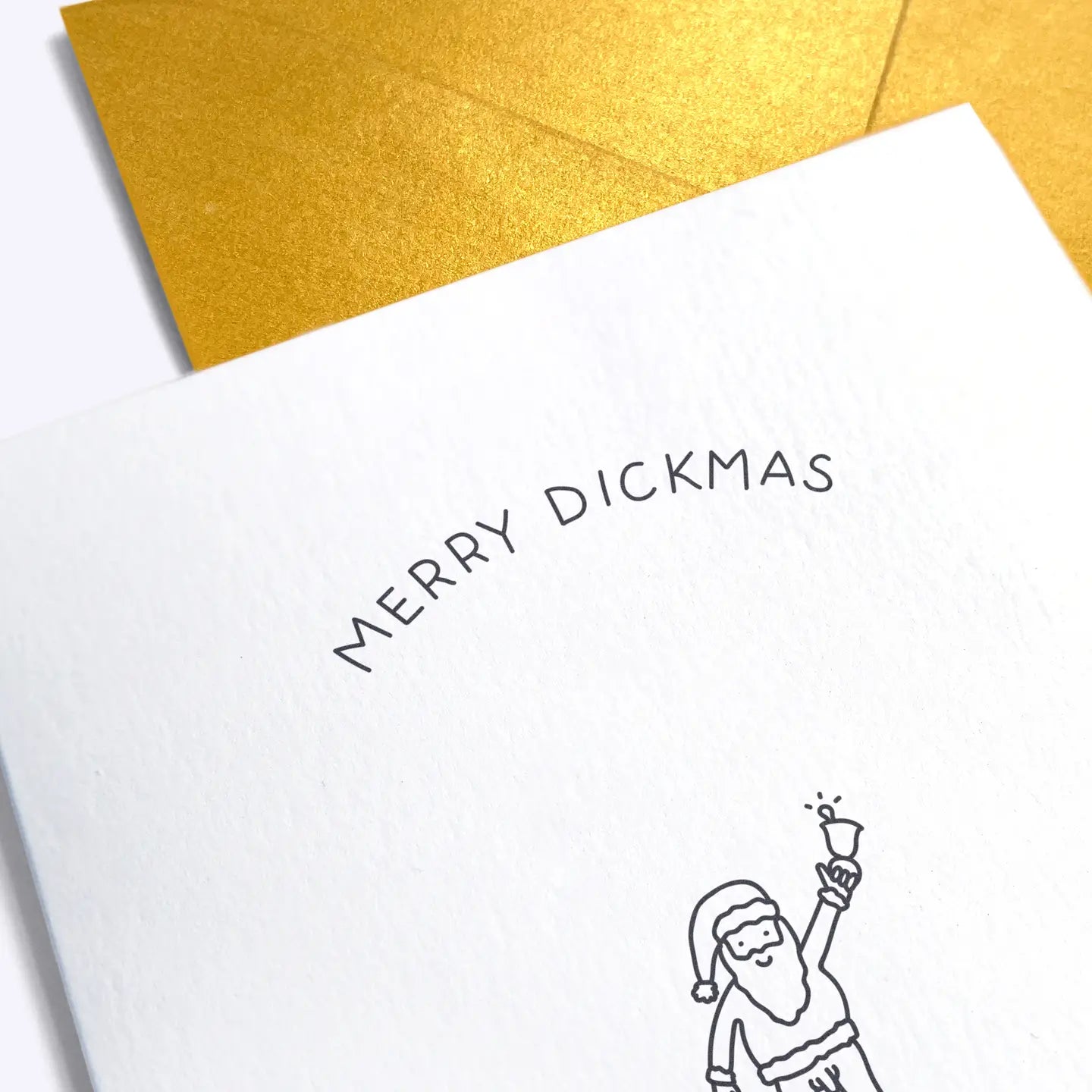 Grußkarte MERRY DICKMAS - HOHOHO