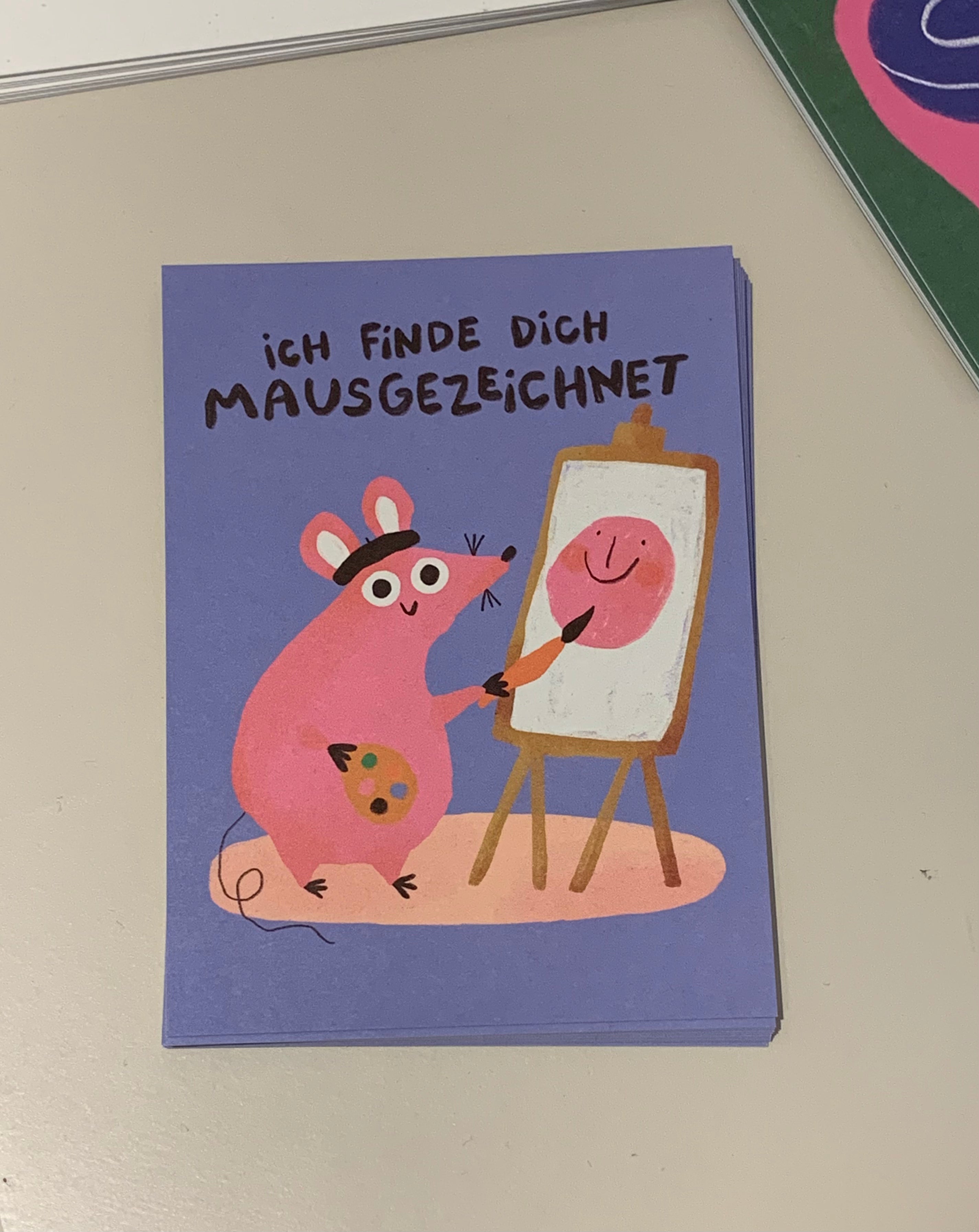 Postkarte Mausgezeichnet