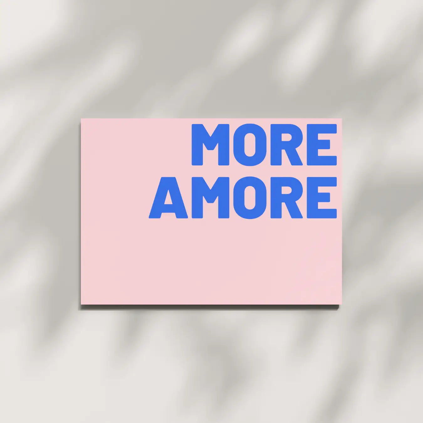 Postkarte MORE AMORE