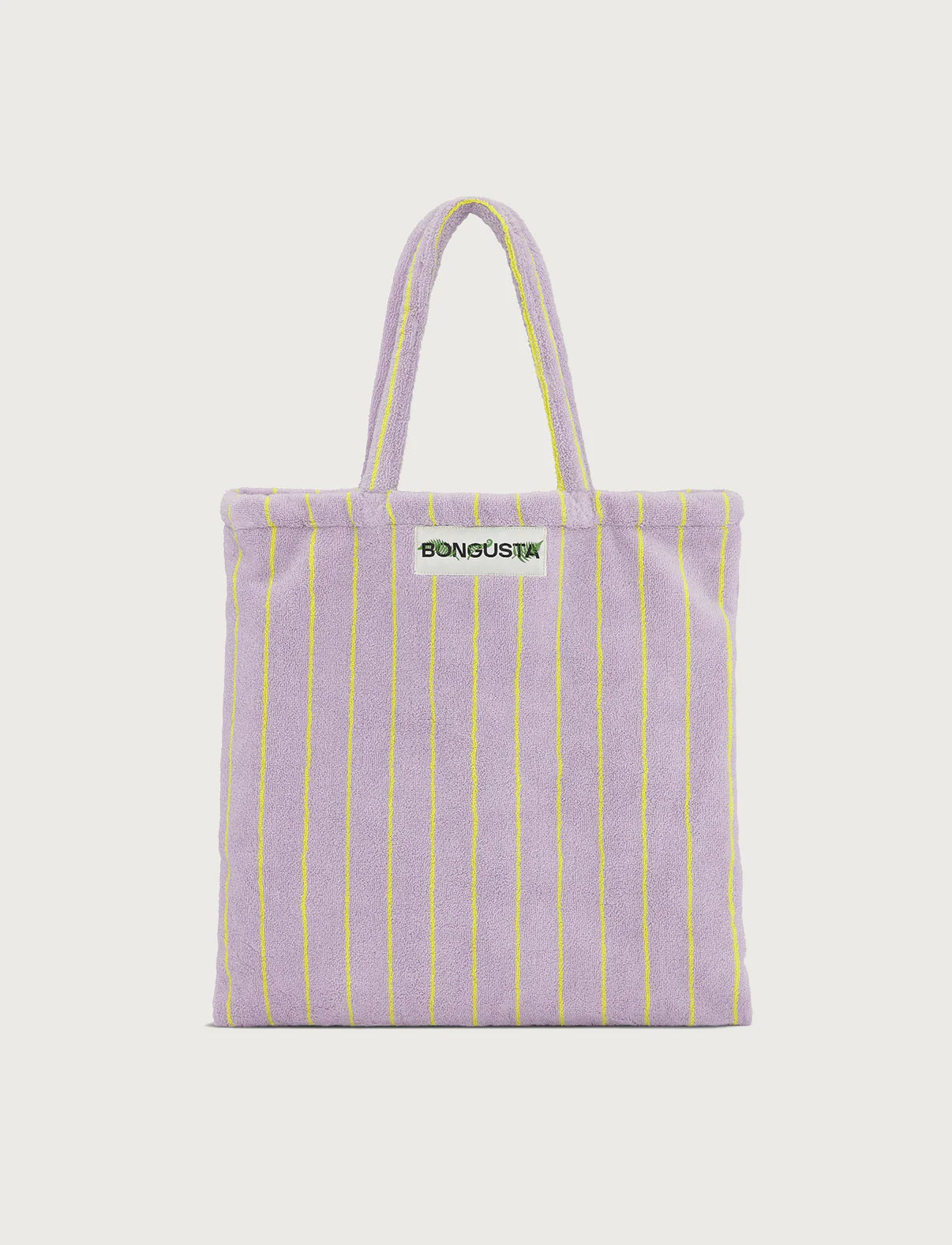 Frottee-Totebag LILAC&YELLOW